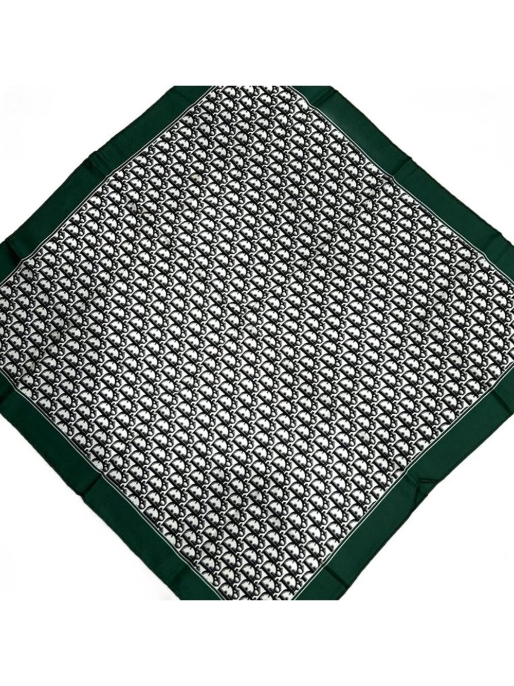 Dior Scarf Green Black Multi Trotter